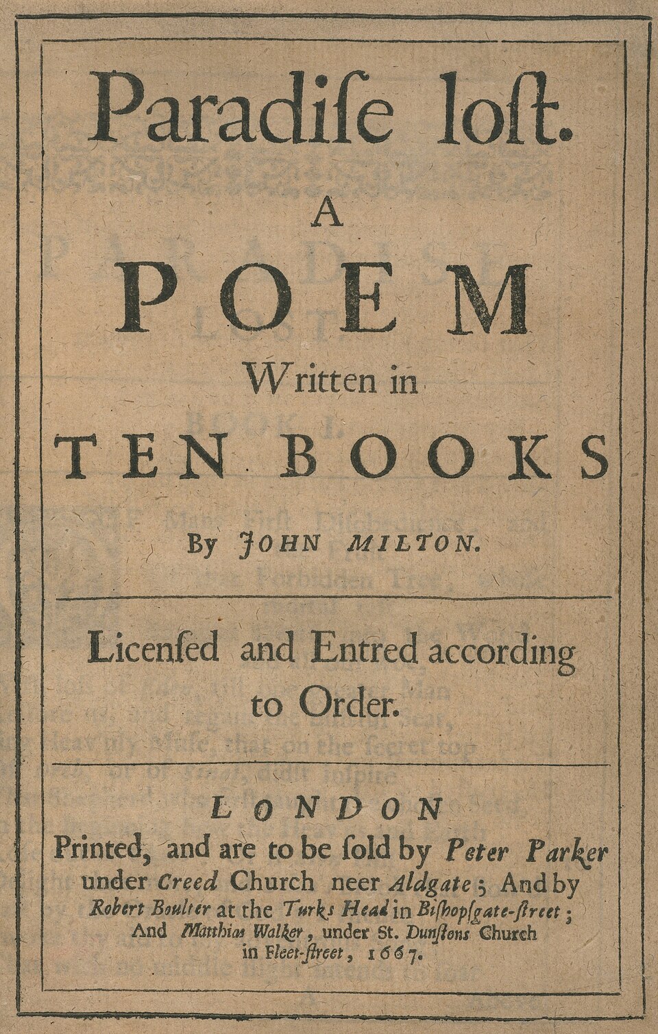 Paradise Lost - John Milton